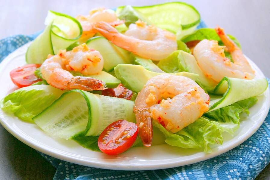 shrimp salad for potency